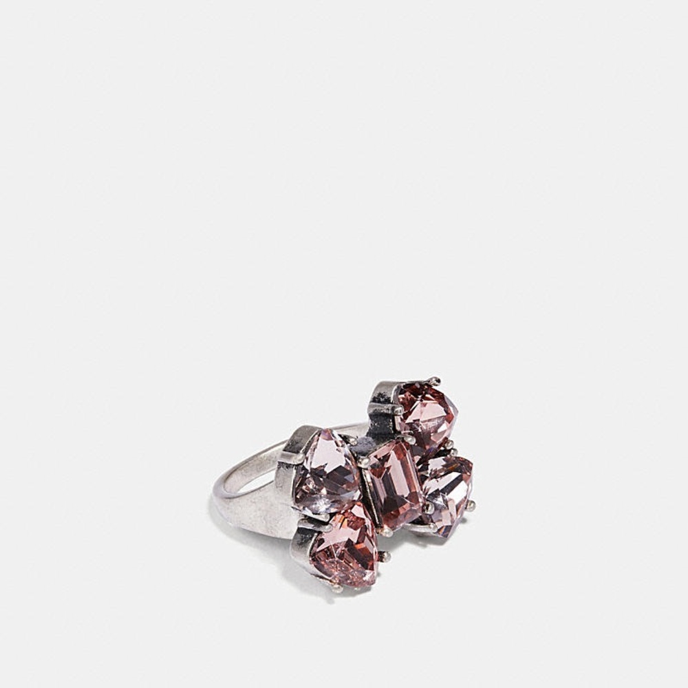 Coach Crystal Bow Ring